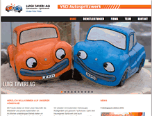 Tablet Screenshot of carrosserie-taveri.ch